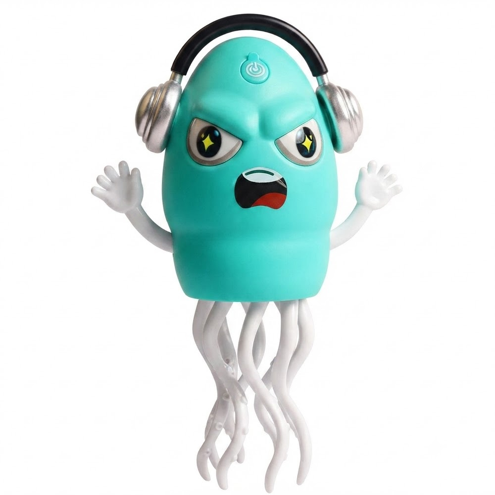 1 1PCS Spooky jellyfish electrically dancing octopus - Image 1