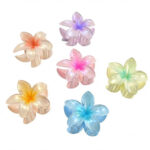 6Pcs Pearl Flower Hair Claw Clips for Women