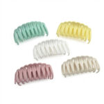 5PCS Colorful Summer Shark Hair Claws