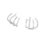 1PCS Zircon stud earrings
