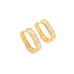 1PCS Retro rectangular ear ring