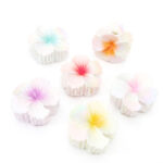 6Pcs Gradient Flower Shark Hair Clips