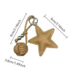 1PCS Star Knot Keychain Bag Hanging Accessory - Image 12