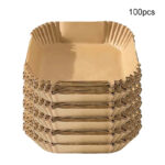 100PCS Square Air Fryer Paper Liners - Image 9