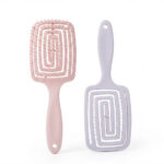 1PCS Large-sized curved and fluffy hairbrush