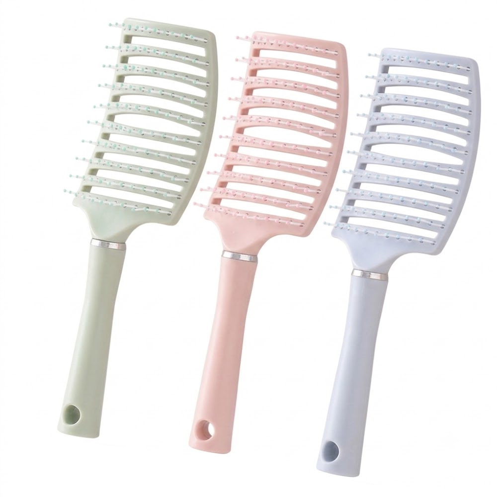 2 Cherry blossom pink fluffy pork ribs comb - Image 1
