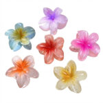 6PCS Gradient Floral Hair Clips for Women