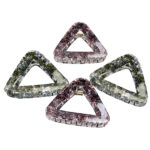 4PCS Hollow Triangle Ponytail Hair Barrettes