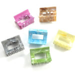 6PCS Marble Shark Hair Claw Clips