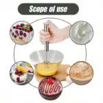1PCS Stainless steel egg beater - Image 5