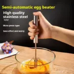 1PCS Stainless steel egg beater - Image 4