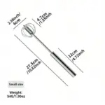 1PCS Stainless steel egg beater - Image 3