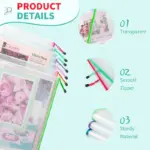 10 PCS Mesh Zipper Storage Pouches - Image 6