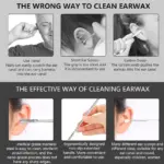 6PCS Ear Wax Removal Kit with Leather Case - Image 3