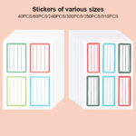 40/60PCS Pantry Meal Prep Label Stickers - Image 4
