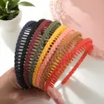 5PCS Non-Slip Toothed Hair Bands for Women - Image 3