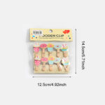 10PCS Multi-use Mini Wooden Craft Clips - Image 9