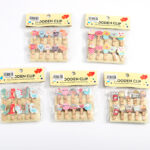 10PCS Multi-use Mini Wooden Craft Clips - Image 3