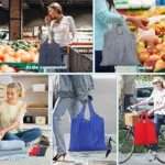Durable Foldable Oxford Shopping Bag - Image 2
