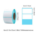 1000PCS Transport Thermal Sticker Label Roll - Image 7