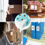 1000PCS Transport Thermal Sticker Label Roll - Image 4