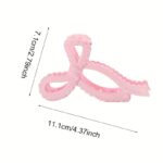 6PCS Belted hairpin in the shape of a bowtie - Image 9