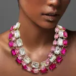 Boho Rhinestone Jewelry Set - Image 3