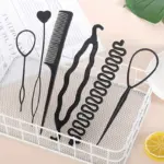 6Pcs Hair Braiding Styling Tool Kit - Image 3