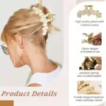 2PCS Elegant Large Pearl Hairpiece - Image 6
