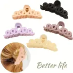 4/5Pcs Matte Non-Slip Hair Clips - Image 7