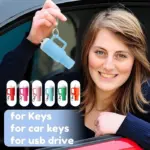 Mini Cup Lipstick Storage Keychain Pendant - Image 5