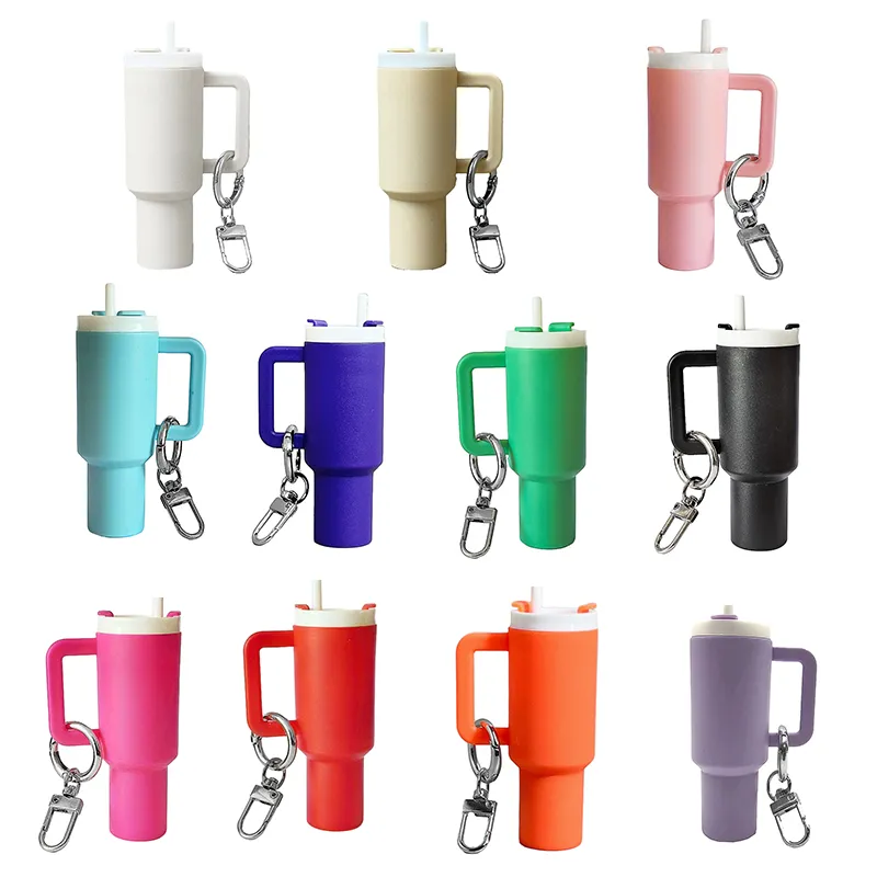 2025103004084810079 Mini Cup Lipstick Storage Keychain Pendant - Image 1