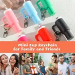 Mini Cup Lipstick Storage Keychain Pendant - Image 4