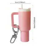 Mini Cup Lipstick Storage Keychain Pendant - Image 8