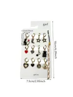 12Pcs Mixed Metal Pendants - Image 9