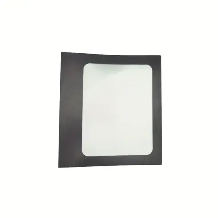 Multi-color A4 3-hole PP loose leaf folder with front transparent view window for document sorting and paper storage