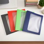 A4 3-Hole PP Loose Leaf Folder with Pocket - Image 2