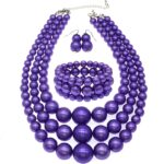 4PCS Layered Imitation Pearl Necklace Set - Image 7