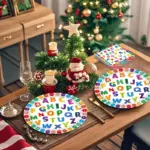 133Pcs Rainbow Letter Party Supplies Kit - Image 5