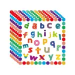 133Pcs Rainbow Letter Party Supplies Kit - Image 4