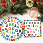 133Pcs Rainbow Letter Party Supplies Kit - Image 3