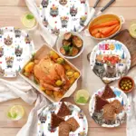 133PCS Cat Party Tableware Set - Image 2