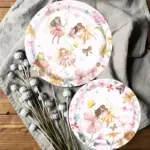 133Pcs Fairy Party Tableware for 16 Guests - Image 2