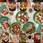 133PCS Football Party Tableware Set - Image 2