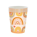 133Pcs Boho Rainbow Party Tableware Set - Image 12
