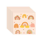 133Pcs Boho Rainbow Party Tableware Set - Image 10