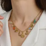 Ocean Shell Seahorse Boho Necklace - Image 4