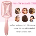 1PCS Large-sized curved and fluffy hairbrush - Image 4