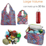 Ethnic Print Foldable Eco Shopping Bag - Image 6