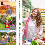 Ethnic Print Foldable Eco Shopping Bag - Image 5